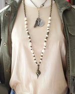 Bronze Raven Skull Necklace